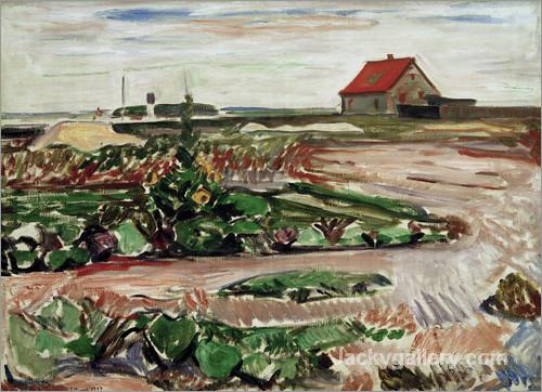 Landscape near Travemunde by Edvard Munch paintings reproduction